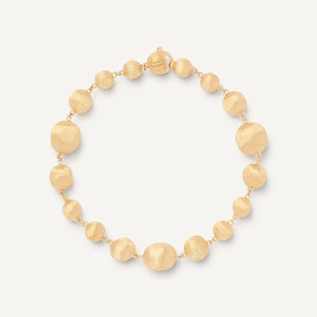 Marco Bicego Africa 18k Gold Bracelet Irregular Spheres