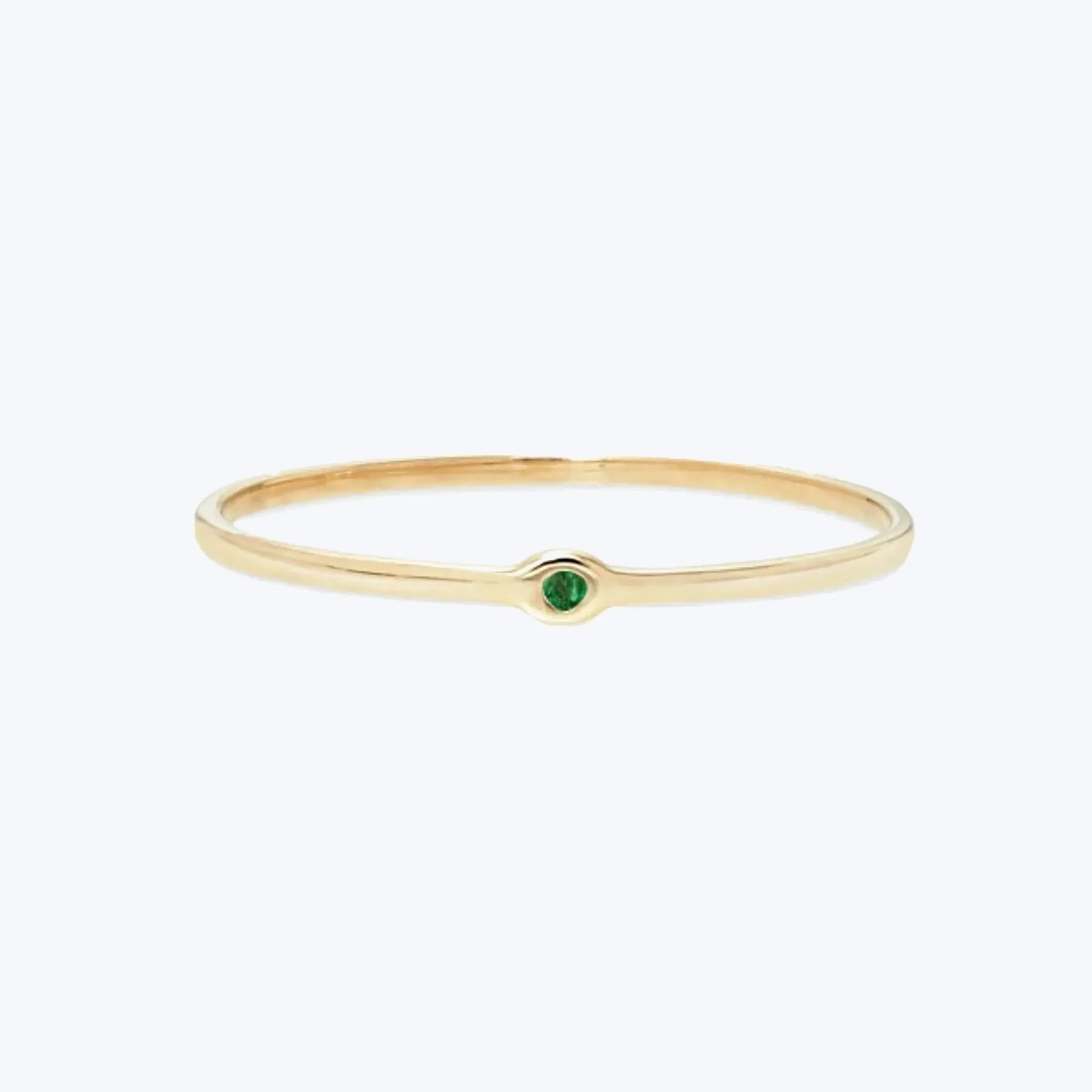 Memory Ring with Emerald