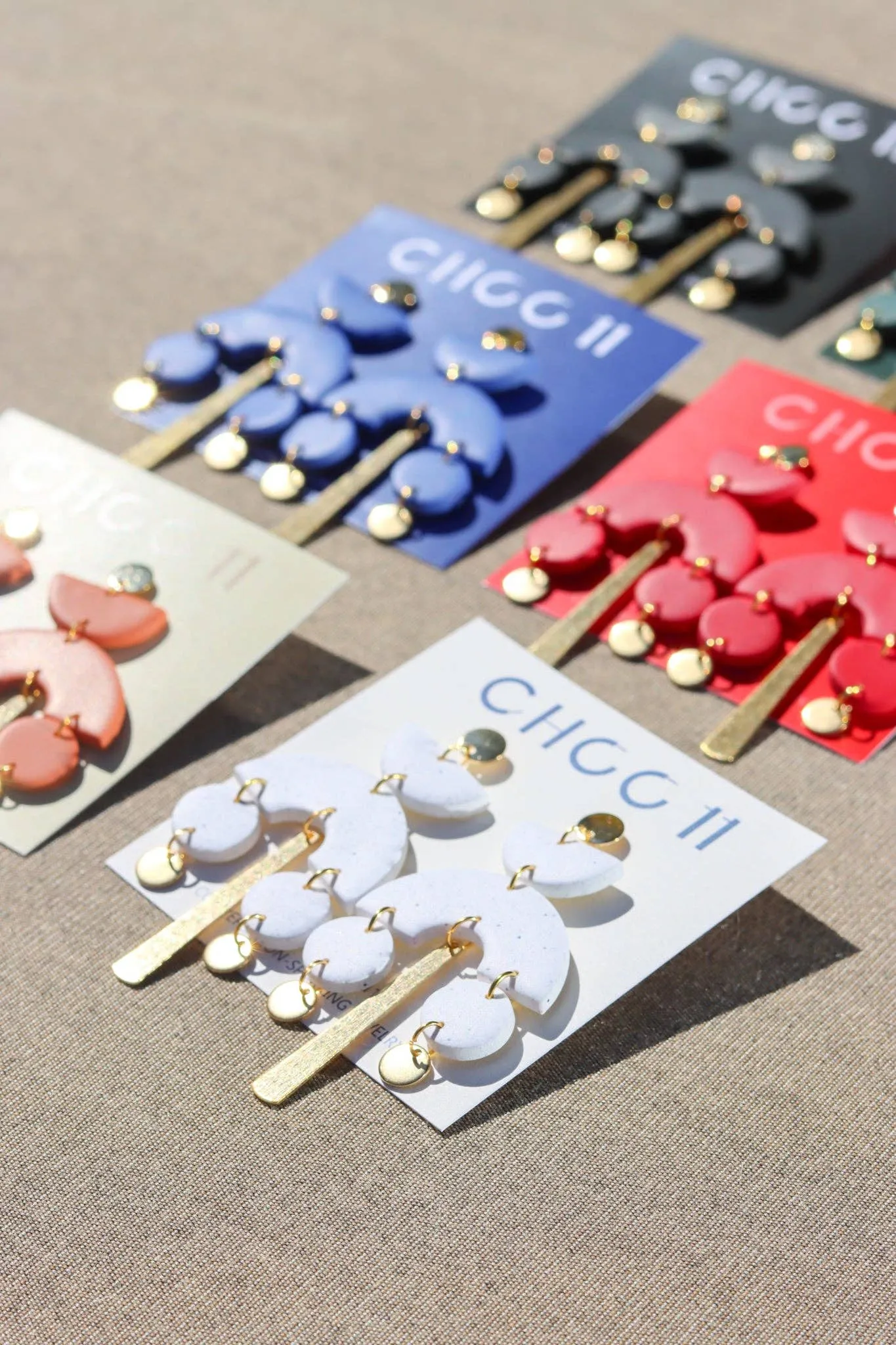 MIRANDA EARRINGS: Scarlet