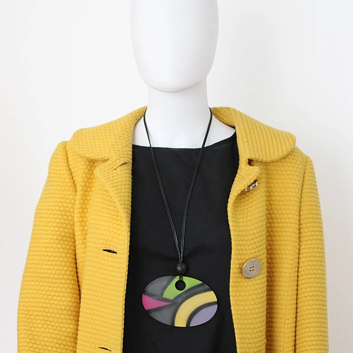 Multi Color Joy Pendant Necklace