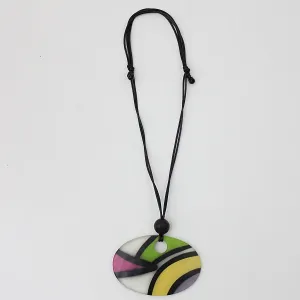 Multi Color Joy Pendant Necklace