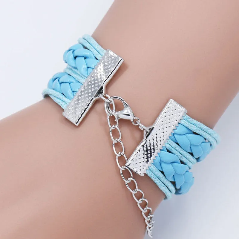 Multi-layer Unicorn Braided Girls Charm Friendship Bracelets