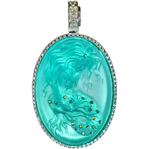 Mystic Lorelei Mermaid Wild Freedom Magnetic Enhancer (Sterling Silvertone/Mermaid Azure)