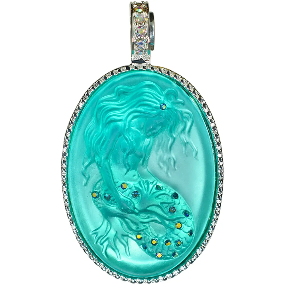 Mystic Lorelei Mermaid Wild Freedom Magnetic Enhancer (Sterling Silvertone/Mermaid Azure)