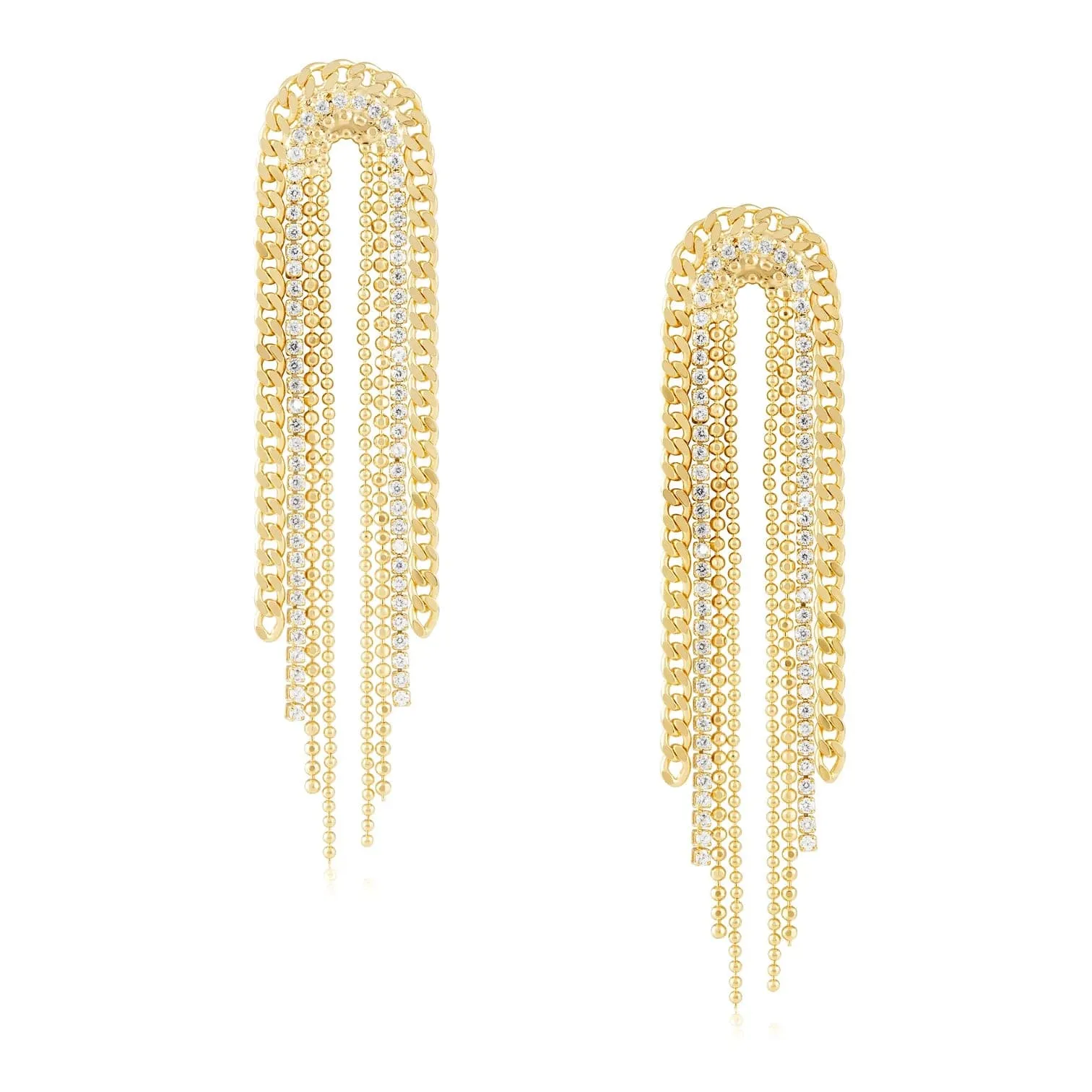 Noelle Drop Earrings-Gold