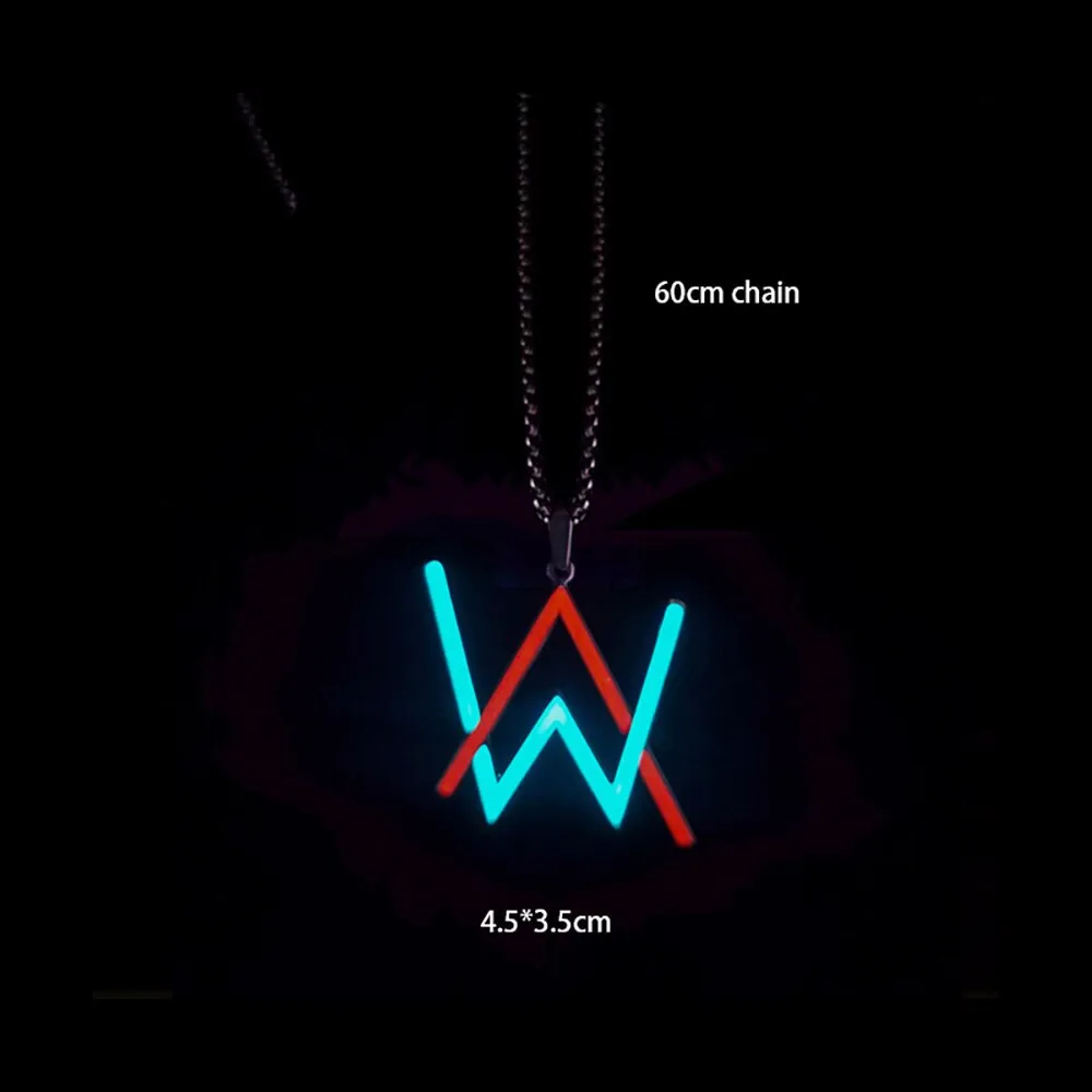 Novel Luminous Glowing Butterfly Pendant Hexagram Necklace Glow In The Dark