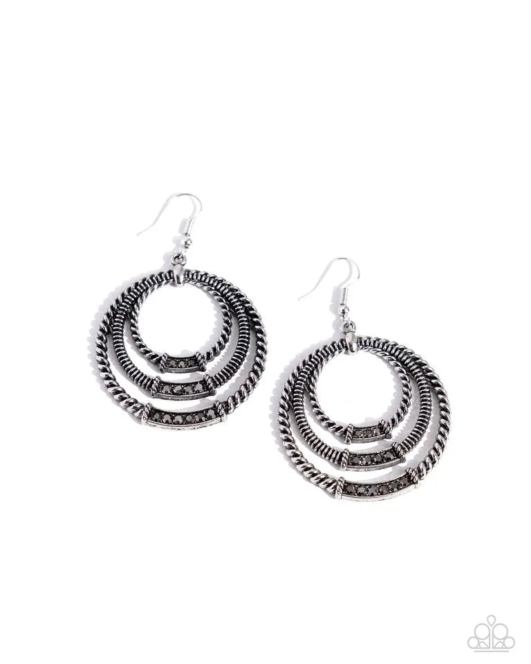 Paparazzi Earring ~ Contemporary Culture - Silver