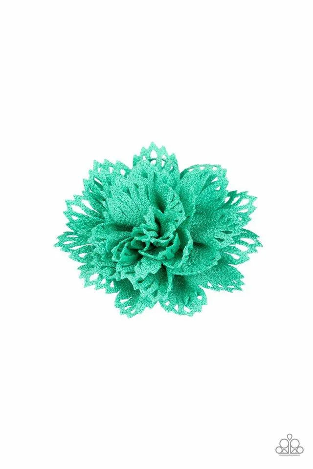 Paparazzi Hair Accessories ~ Floral Flair - Green