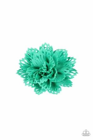 Paparazzi Hair Accessories ~ Floral Flair - Green