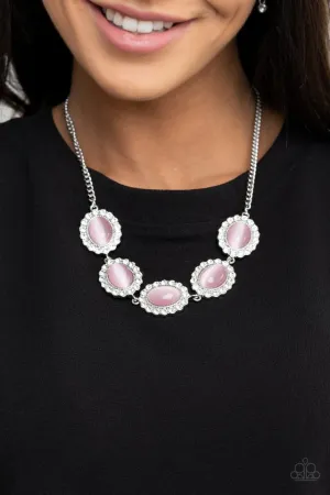 Paparazzi Necklace ~ A DIVA-ttitude Adjustment - Pink