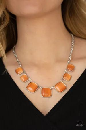 Paparazzi Necklace ~ Aura Allure - Orange