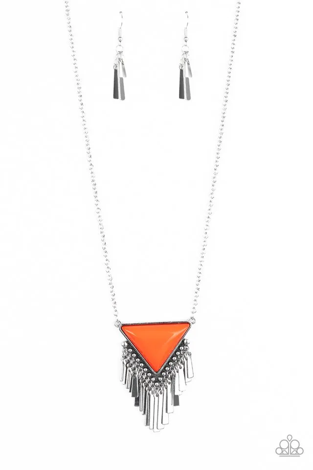 Paparazzi Necklace ~ Badlands Bonanza - Orange