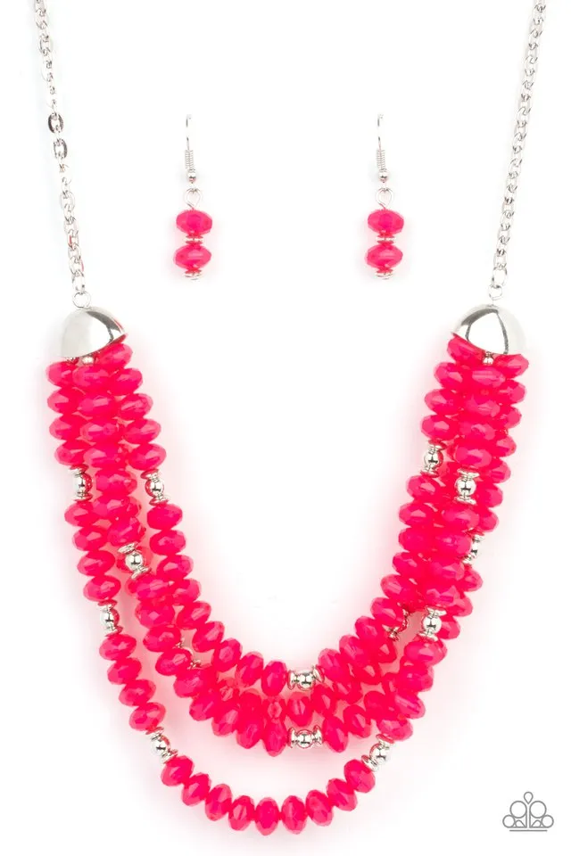 Paparazzi Necklace ~ Best POSH-ible Taste - Pink