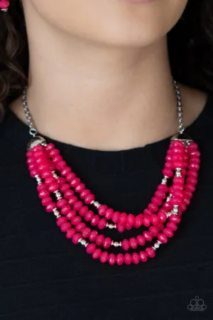 Paparazzi Necklace ~ Best POSH-ible Taste - Pink