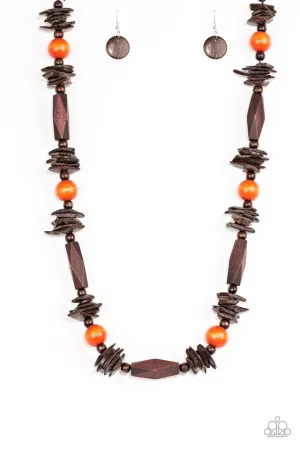 Paparazzi Necklace ~ Cozumel Coast - Orange