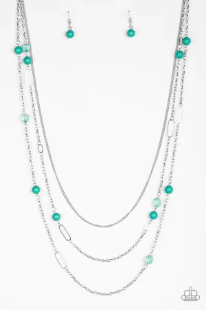 Paparazzi Necklace ~ East Coast Classic - Green