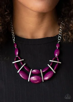 Paparazzi Necklace ~ Law of the Jungle - Purple