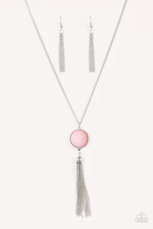 Paparazzi Necklace ~ Pep In Your Step - Pink