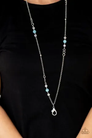 Paparazzi Necklace ~ Teasingly Trendy - Blue
