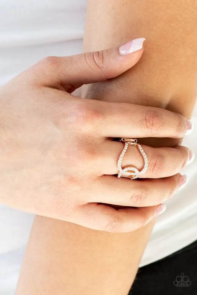 Paparazzi Ring ~ Radical Radiance - Rose Gold