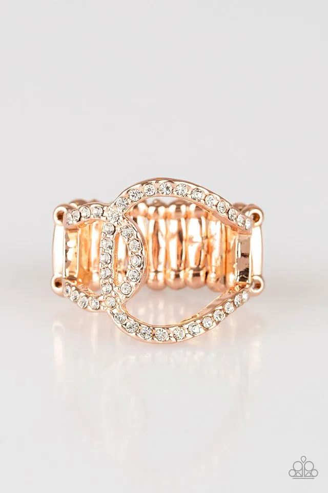 Paparazzi Ring ~ Radical Radiance - Rose Gold