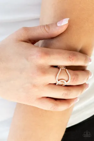 Paparazzi Ring ~ Radical Radiance - Rose Gold
