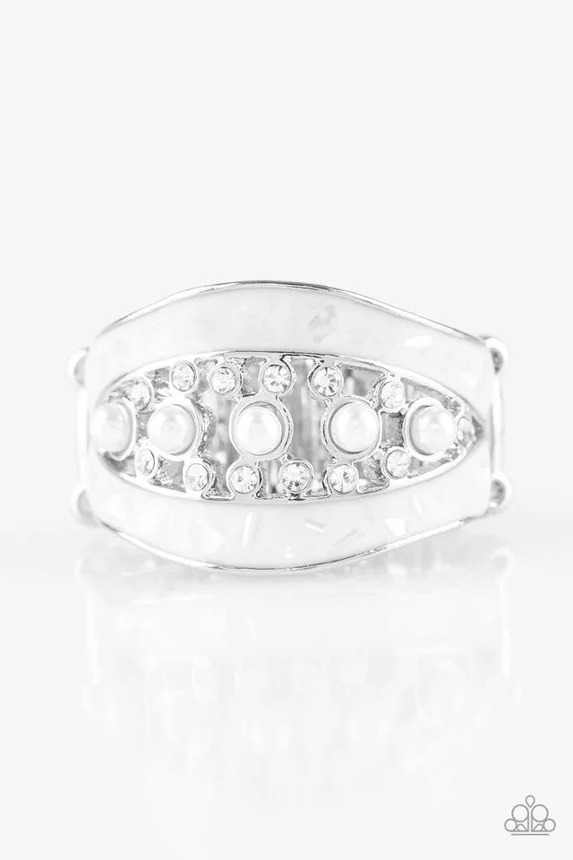 Paparazzi Ring ~ Royal Treasury - White