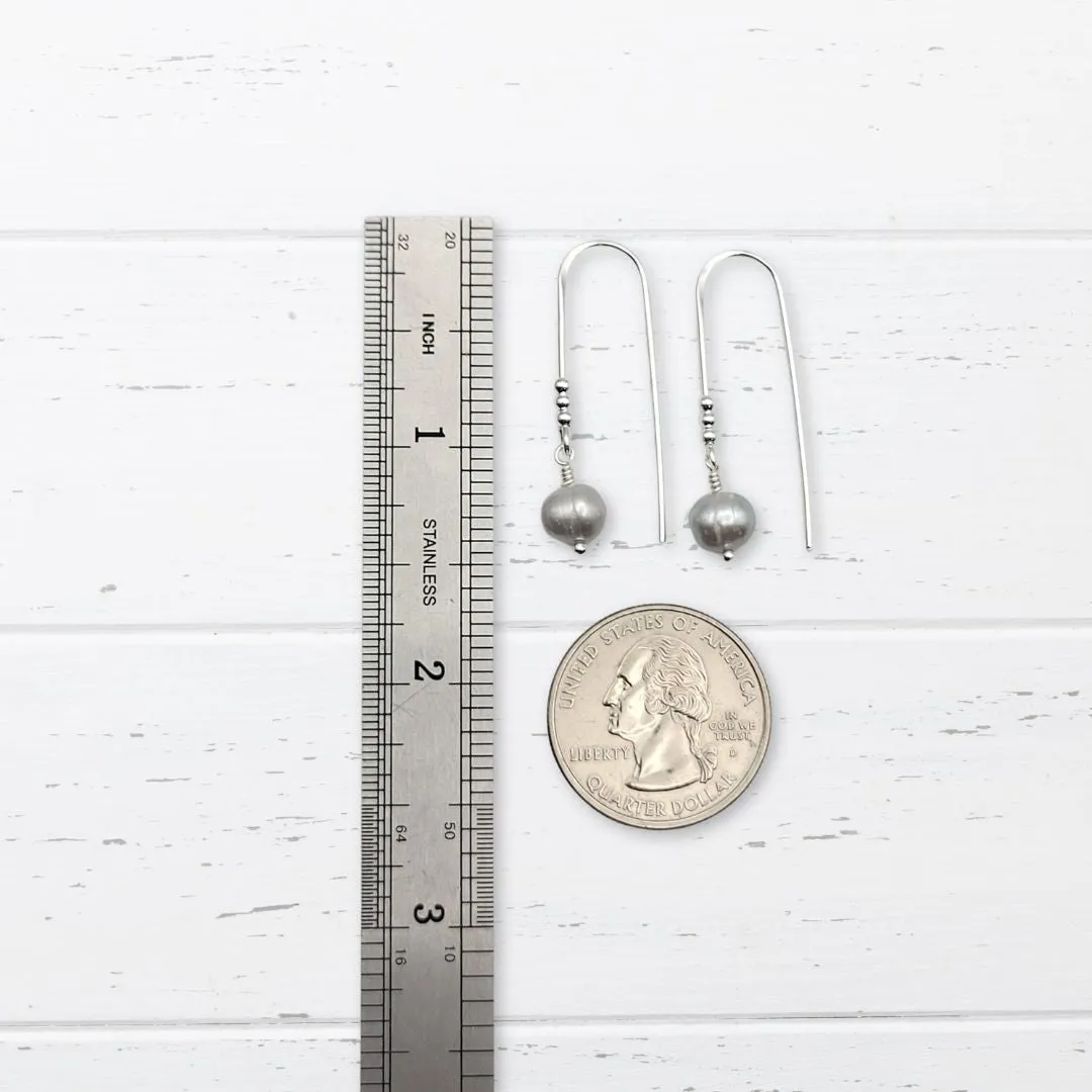 Pearl - Silver & Gray Threader