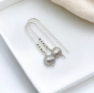 Pearl - Silver & Gray Threader