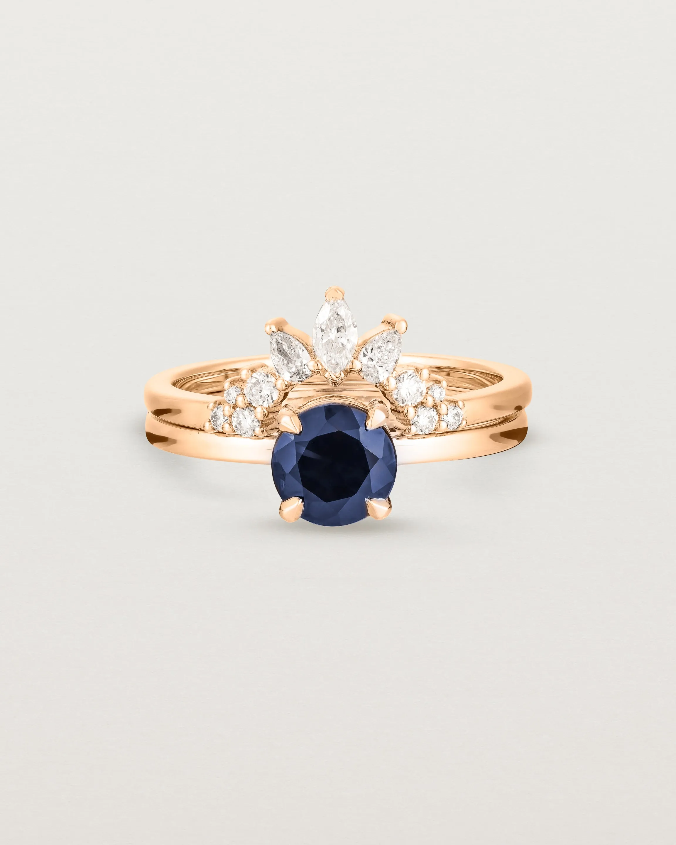 Petite Una Round Solitaire | Australian Sapphire