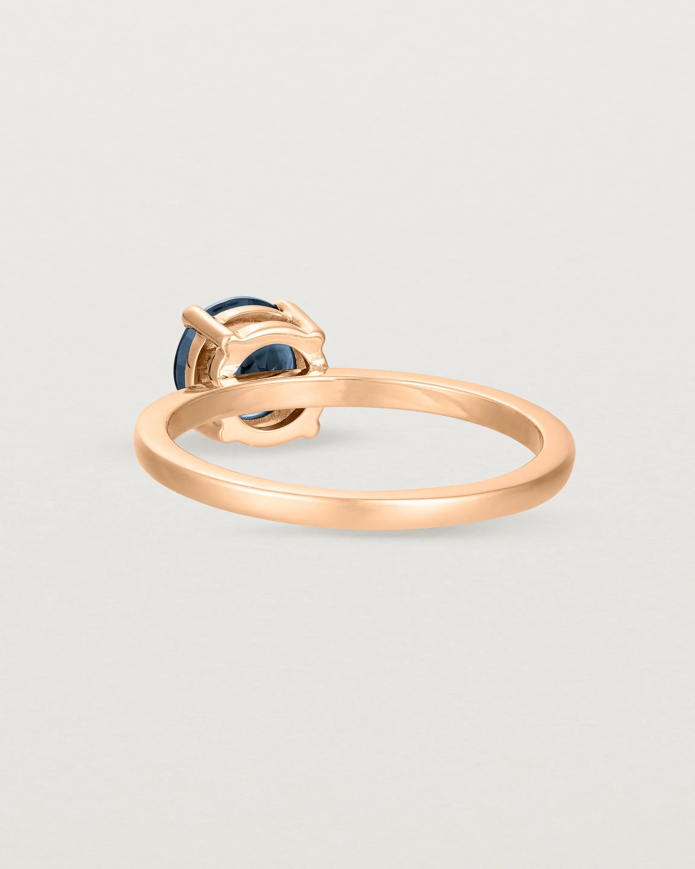 Petite Una Round Solitaire | Australian Sapphire