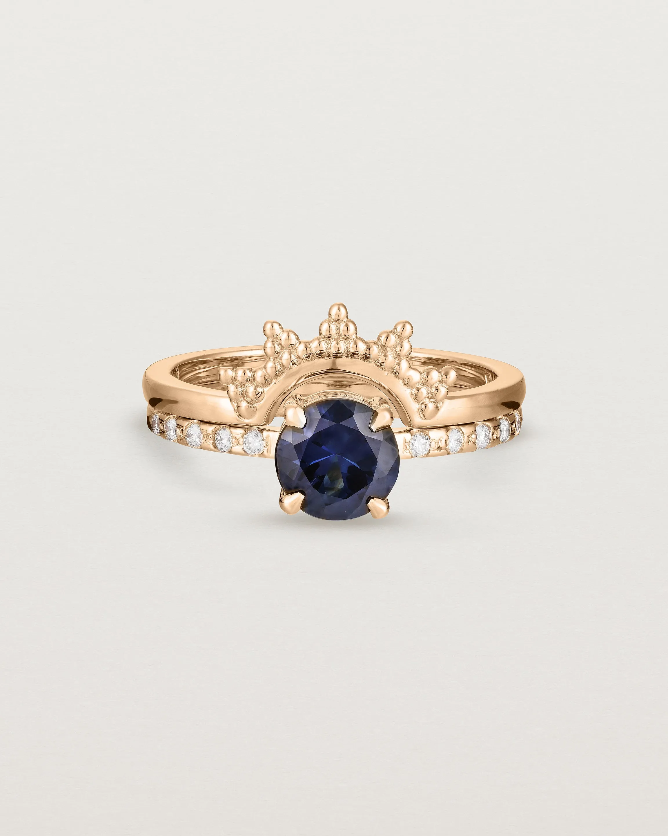 Petite Una Round Solitaire | Australian Sapphire