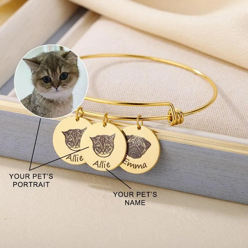PetShots Engraved Bangles