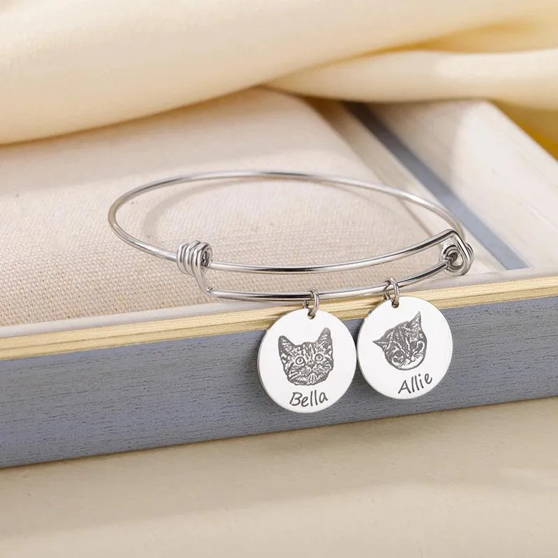 PetShots Engraved Bangles