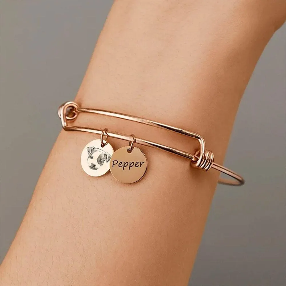 PetShots Engraved Bangles