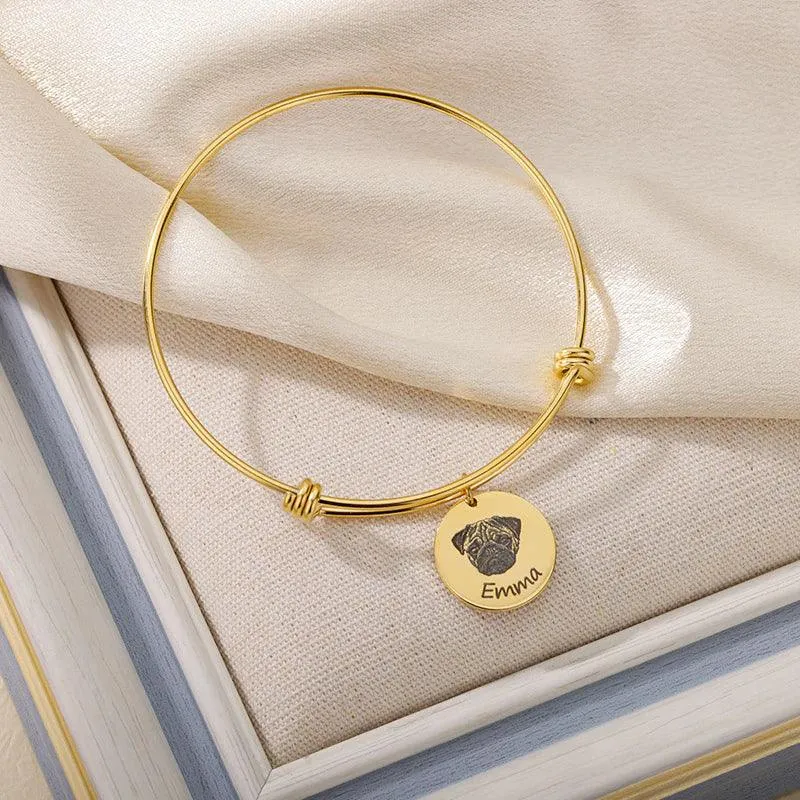 PetShots Engraved Bangles