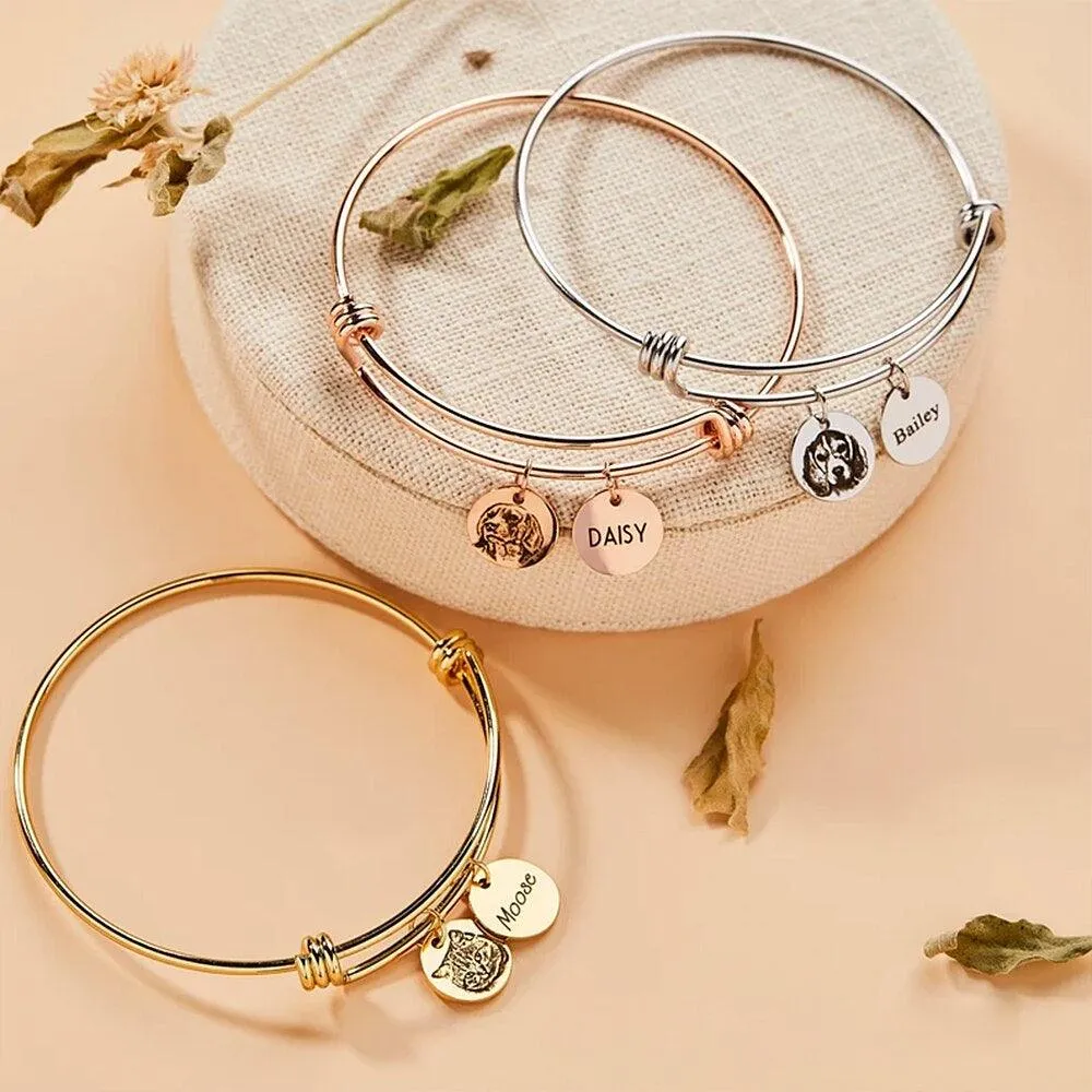 PetShots Engraved Bangles