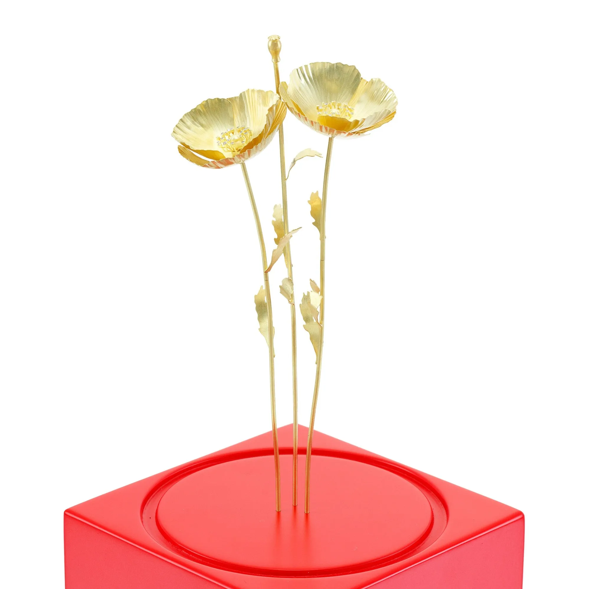 Poppy Sculpture