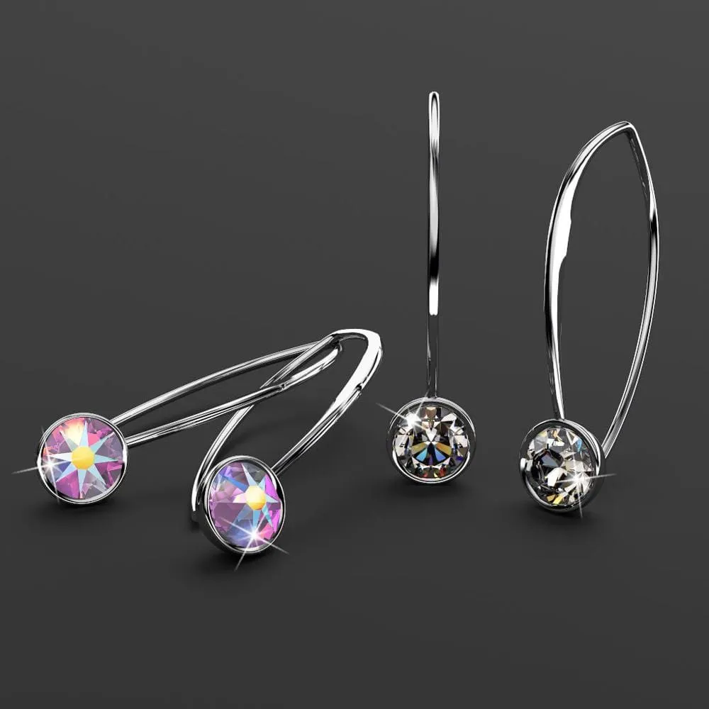 Prescilla Sparks Earrings Embellished With SWAROVSKI® Crystals