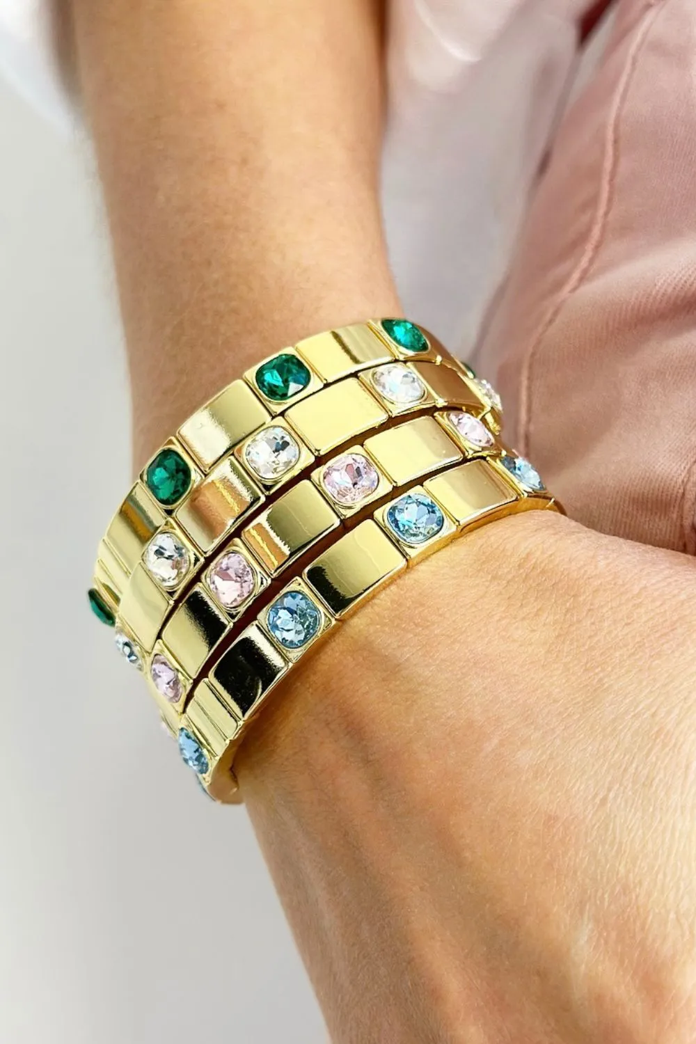 Queenie Bracelet gold/pale pink