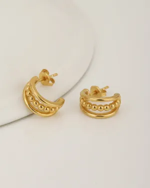 Rhodium Plated Contemporary Tasselled Drop Earring For Women