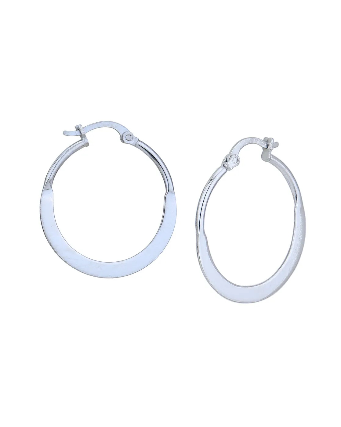 Rhodium Plated With Cz Contemporary Drop Earring For Women