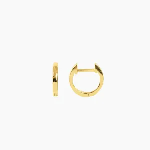 Roma Huggie Hoop Earrings (Gold)