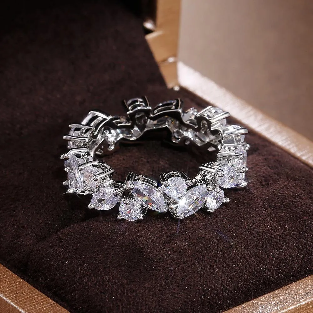 Romantic Shiny Marquise AAA Zirconia Delicate Ring