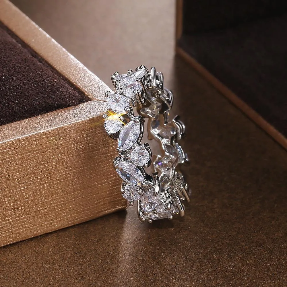 Romantic Shiny Marquise AAA Zirconia Delicate Ring