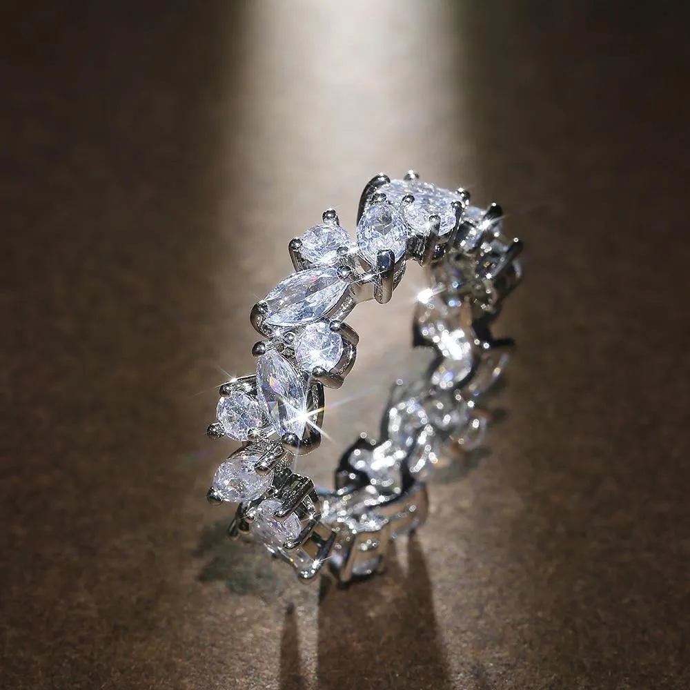 Romantic Shiny Marquise AAA Zirconia Delicate Ring