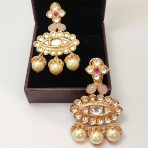 Rose Polish Kundan Contemporary