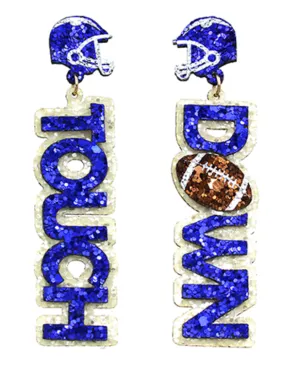 Royal Glitter Touch Down Earrings