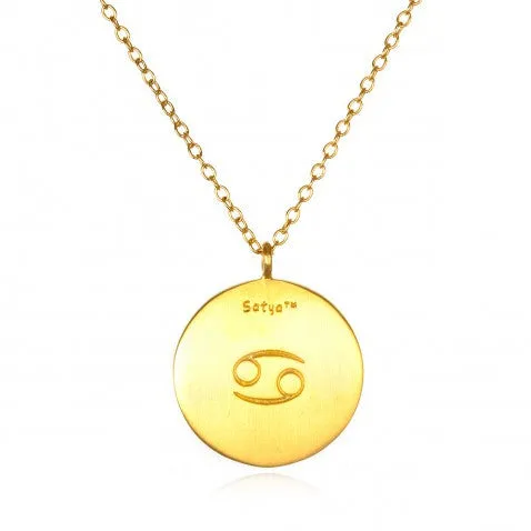 Satya Zodiac Cancer Ruby Necklace