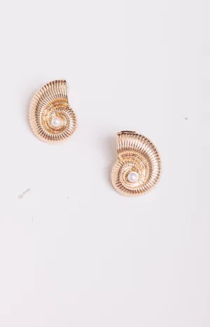 Sea Paradise Earrings, GOLD